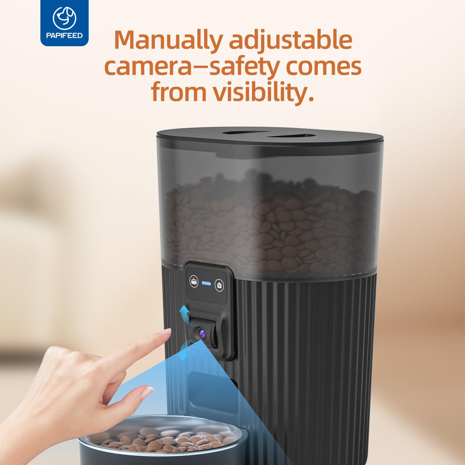 PAPIFEED XRZ Automatic Cat Feeder with Portion Control