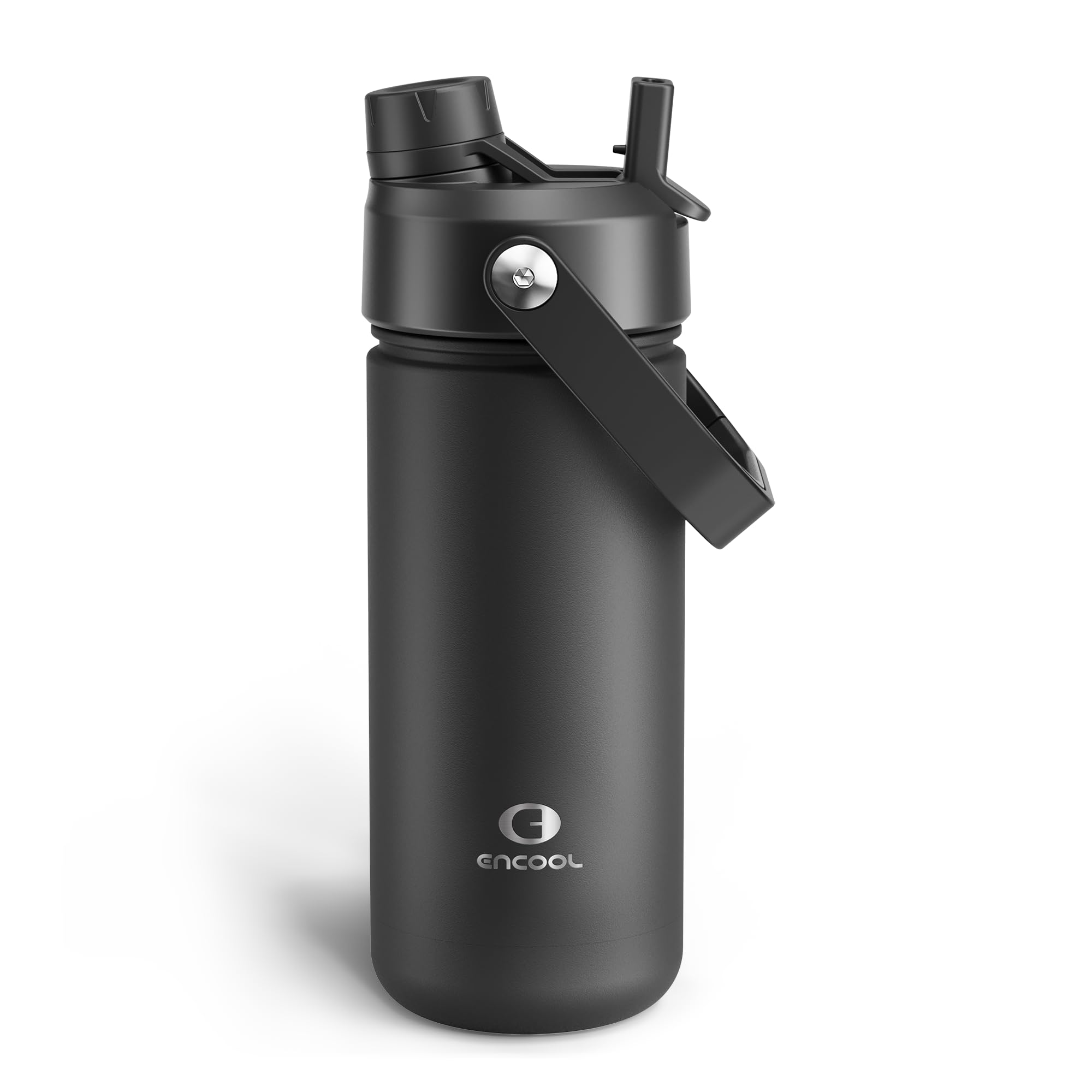 ENCOOL Insulated Dog Water Bottle with Built-In Straw