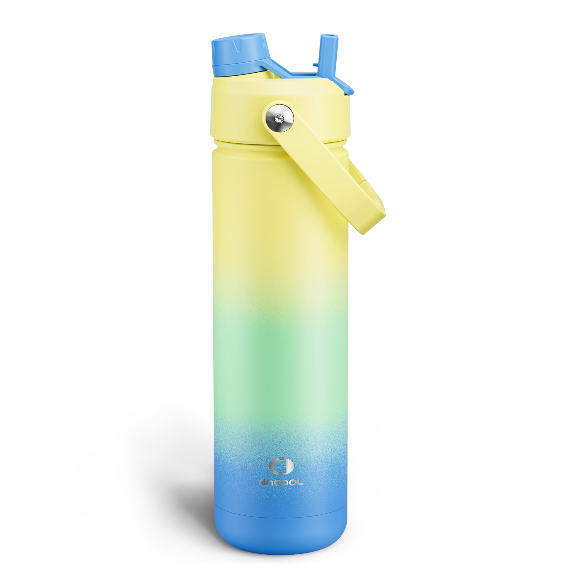 ENCOOL Insulated Dog Water Bottle with Built-In Straw