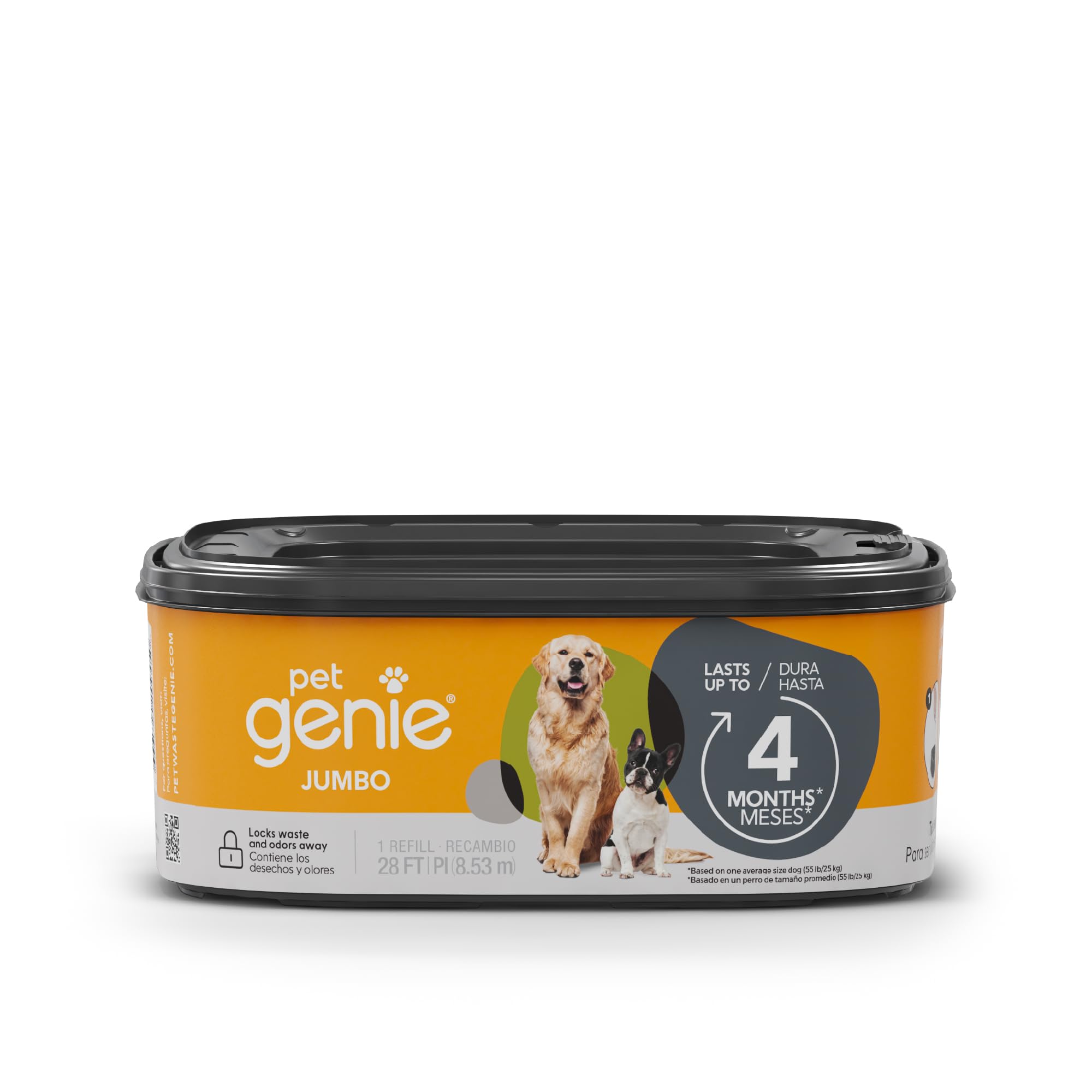 Pet Genie Leak-Proof Dog Waste Bag Refill Rolls