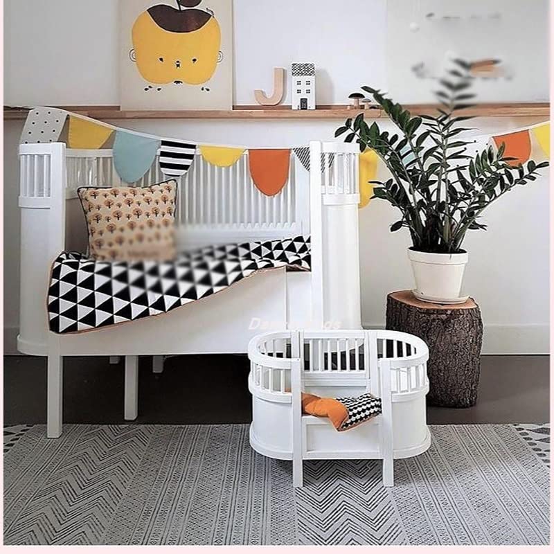 KLGHNMJ Wooden Pet Bed House for Dogs and Cats