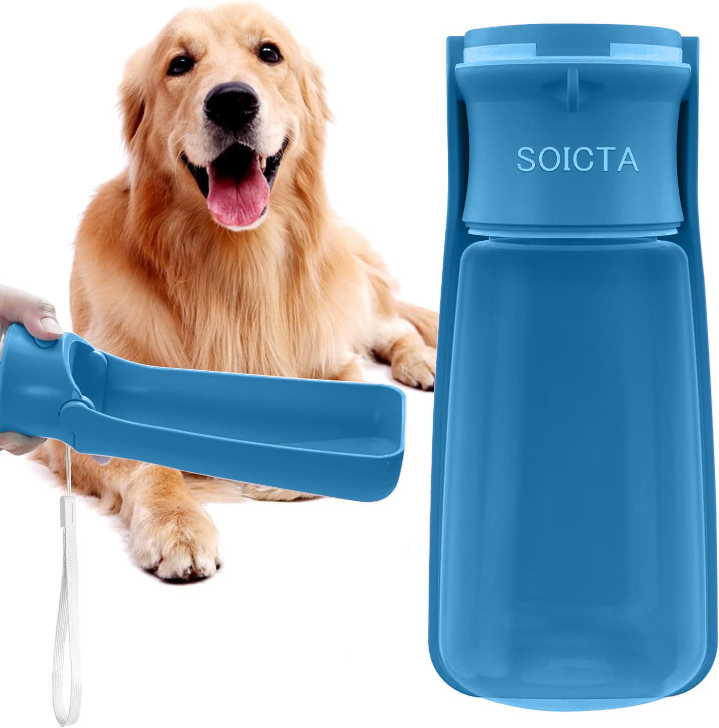 Portable Leak-Proof Dog Water Bottle for Walking