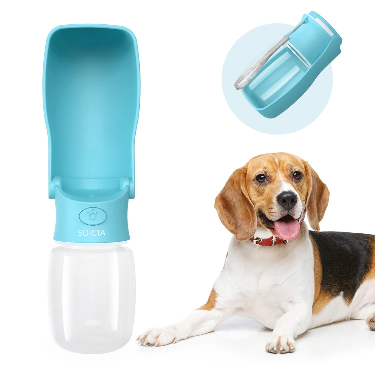 Portable Leak-Proof Dog Water Bottle for Walking