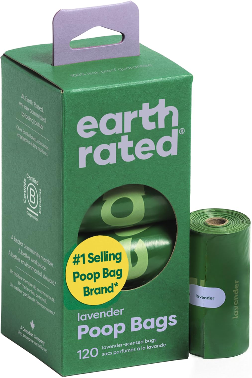 Earth Rated Leak-Proof Extra-Thick Dog Waste Bag Refills