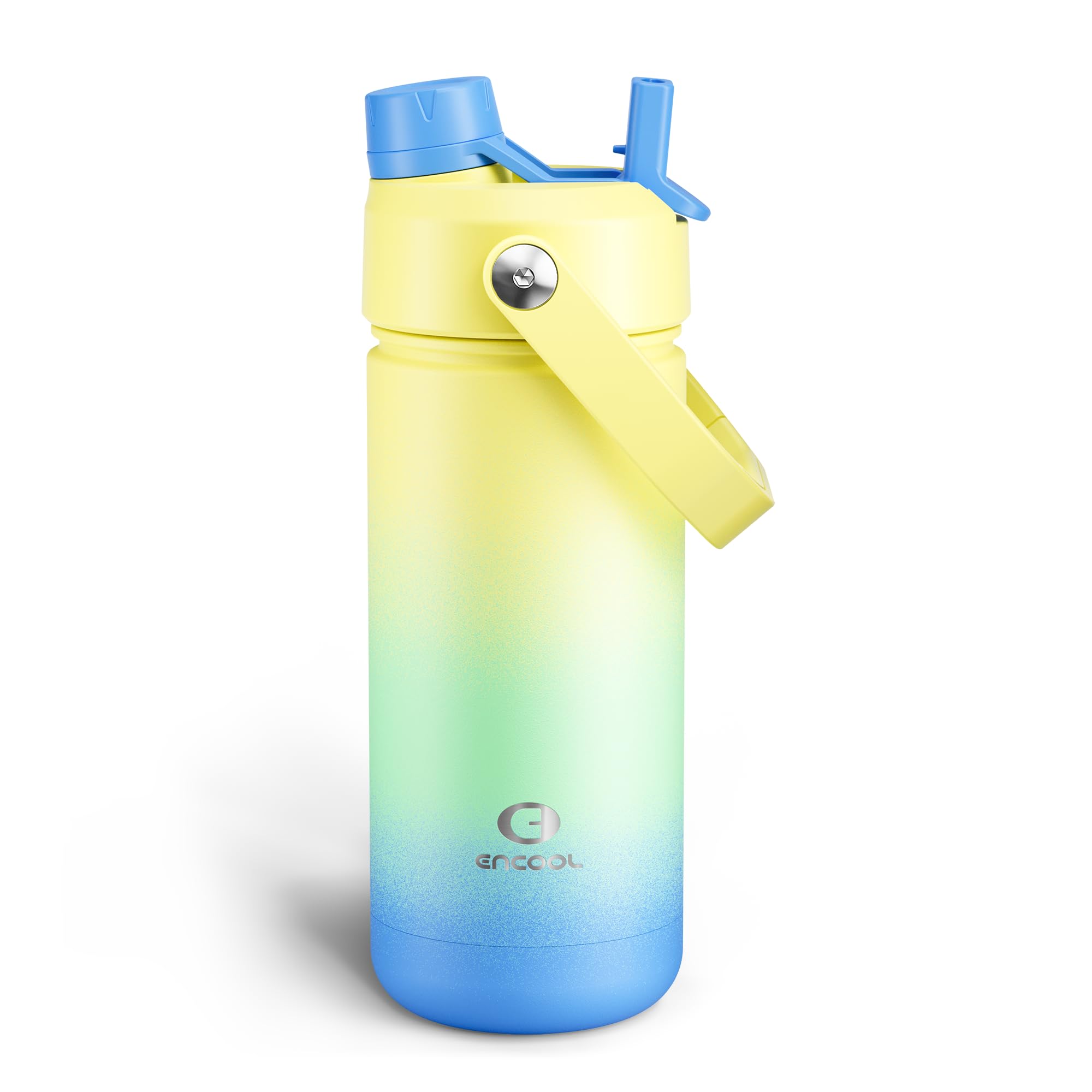 ENCOOL Insulated Dog Water Bottle with Built-In Straw