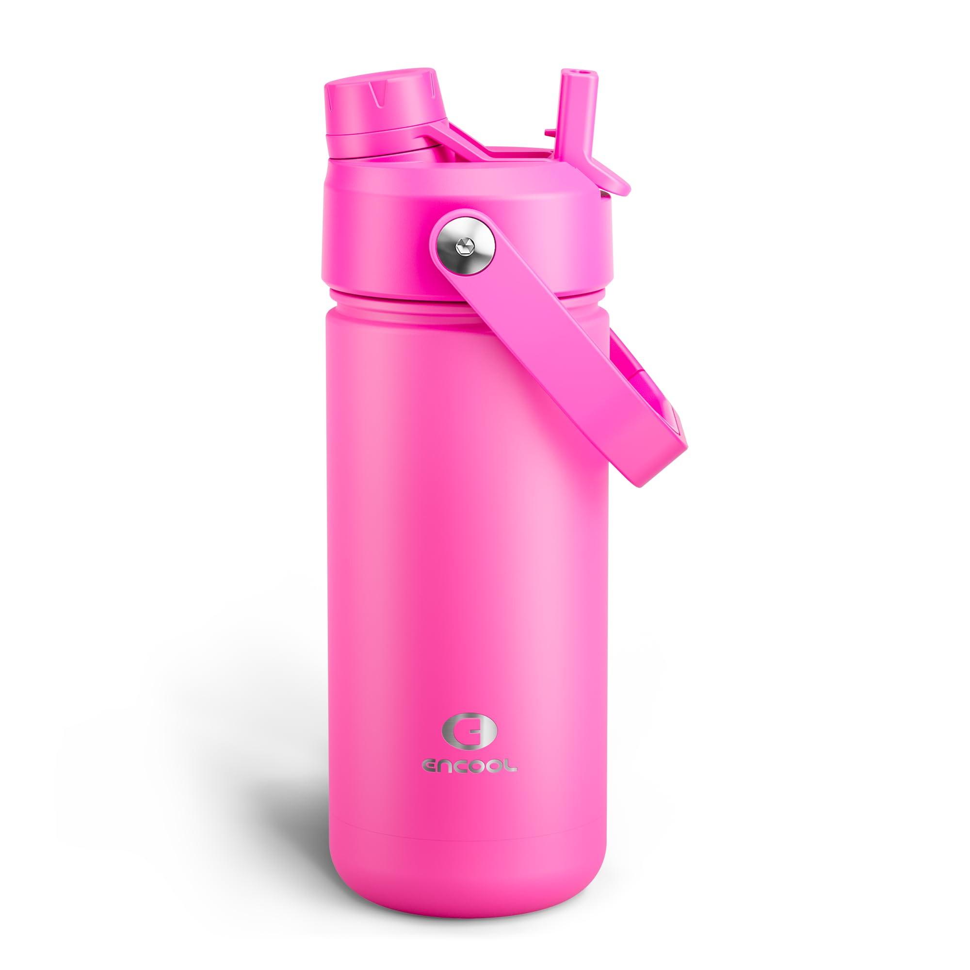 ENCOOL Insulated Dog Water Bottle with Built-In Straw