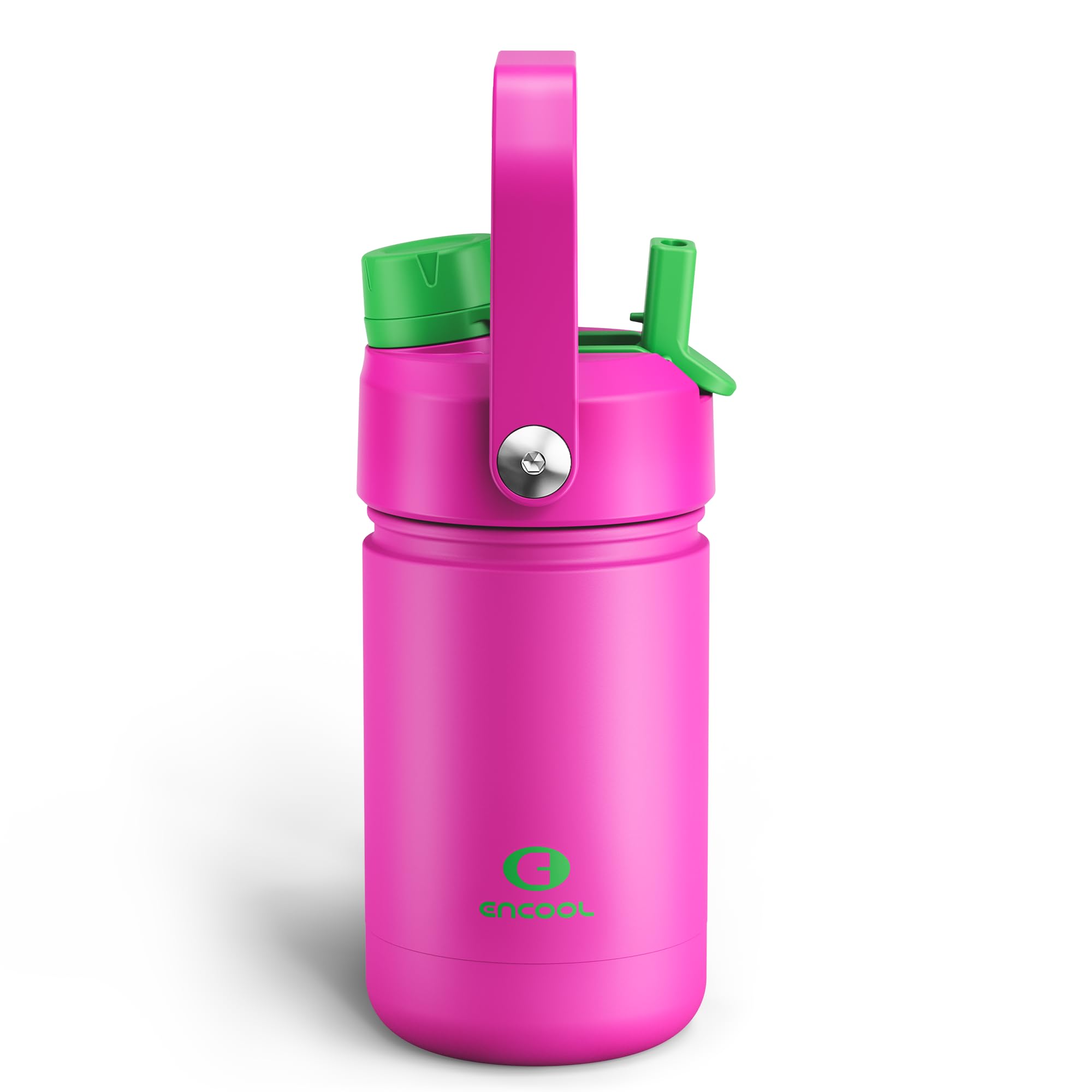 ENCOOL Insulated Dog Water Bottle with Built-In Straw