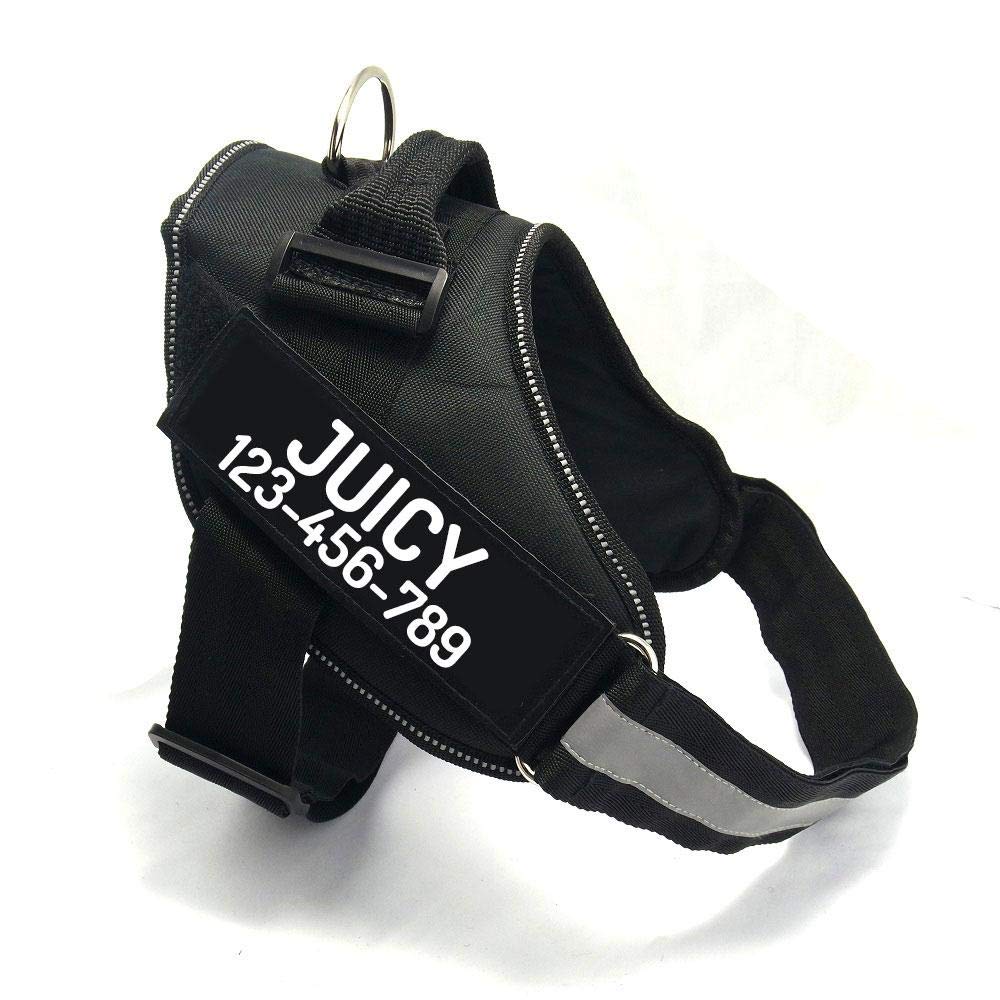 PawPawify Personalized No-Pull Dog Harness with Name and Phone