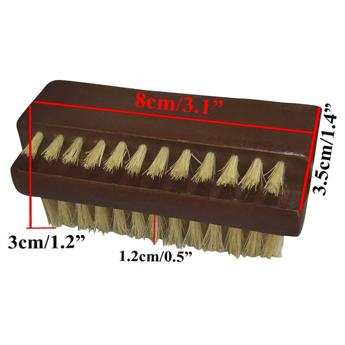 Coralpearl Rosewood Double-Sided Natural Boar Nail Brush