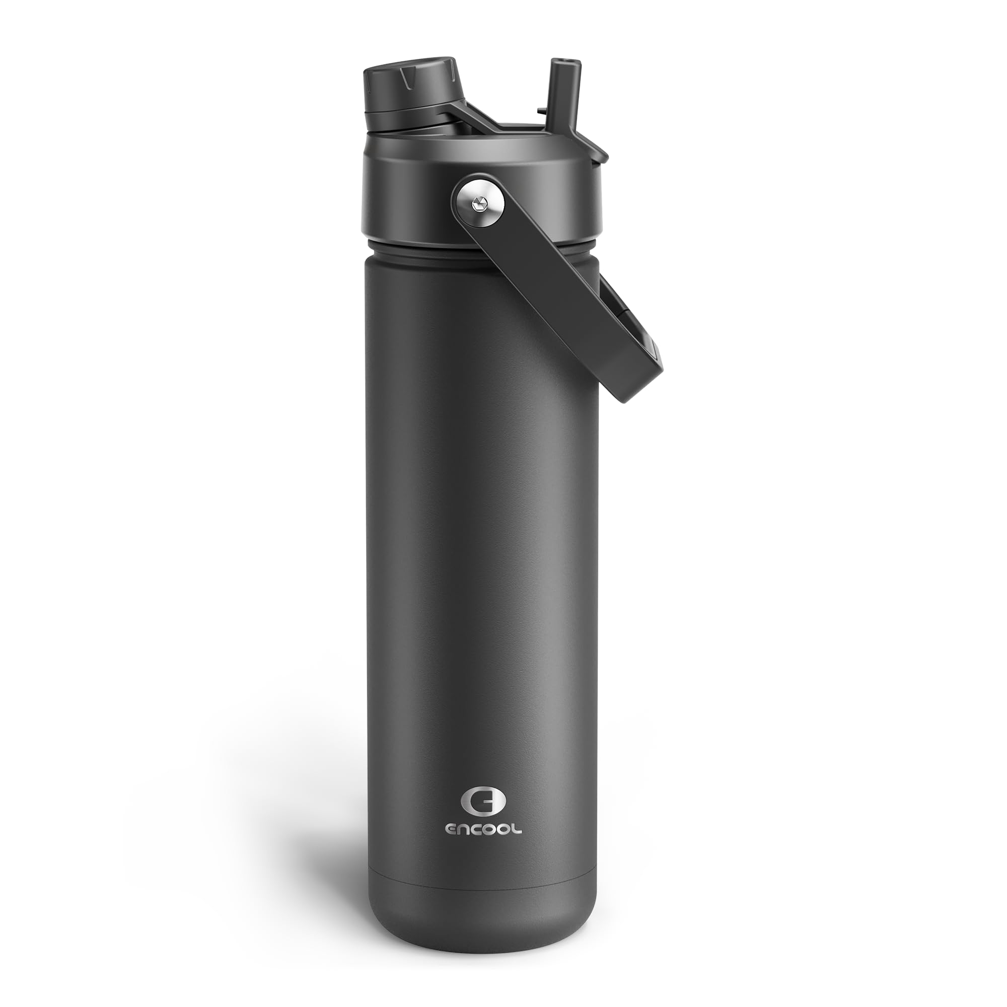 ENCOOL Insulated Dog Water Bottle with Built-In Straw
