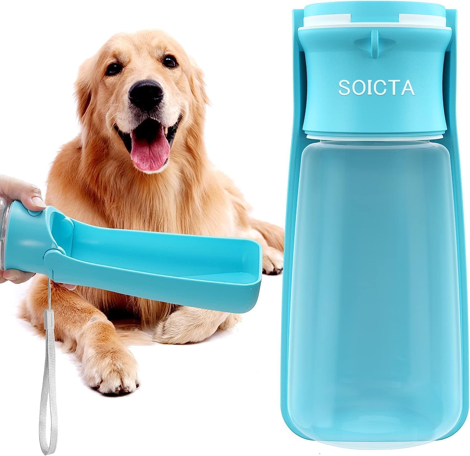 Portable Leak-Proof Dog Water Bottle for Walking