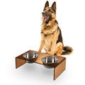 LICKER Acrylic Elevated Pet Feeder with Clear Stand
