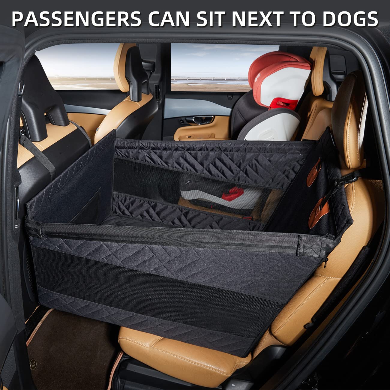 TKYZ Waterproof Dog Car Seat Extender and Backseat Hammock