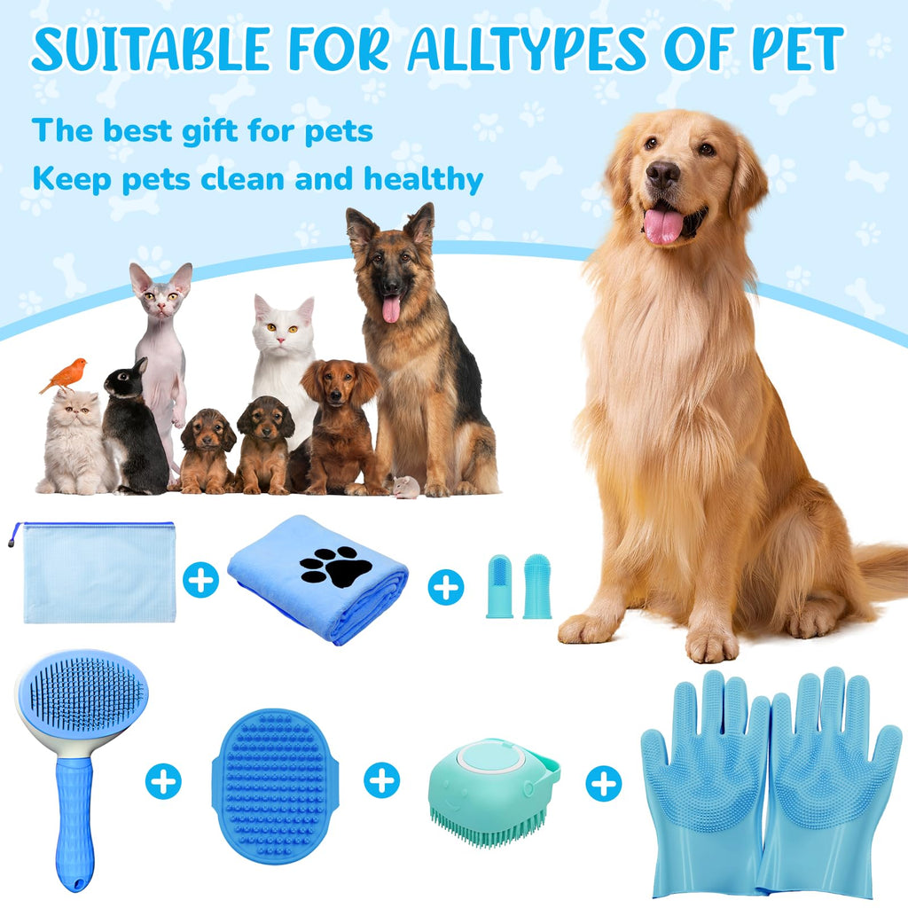 Ultimate Dog Grooming Brush and Deshedding Tool Kit