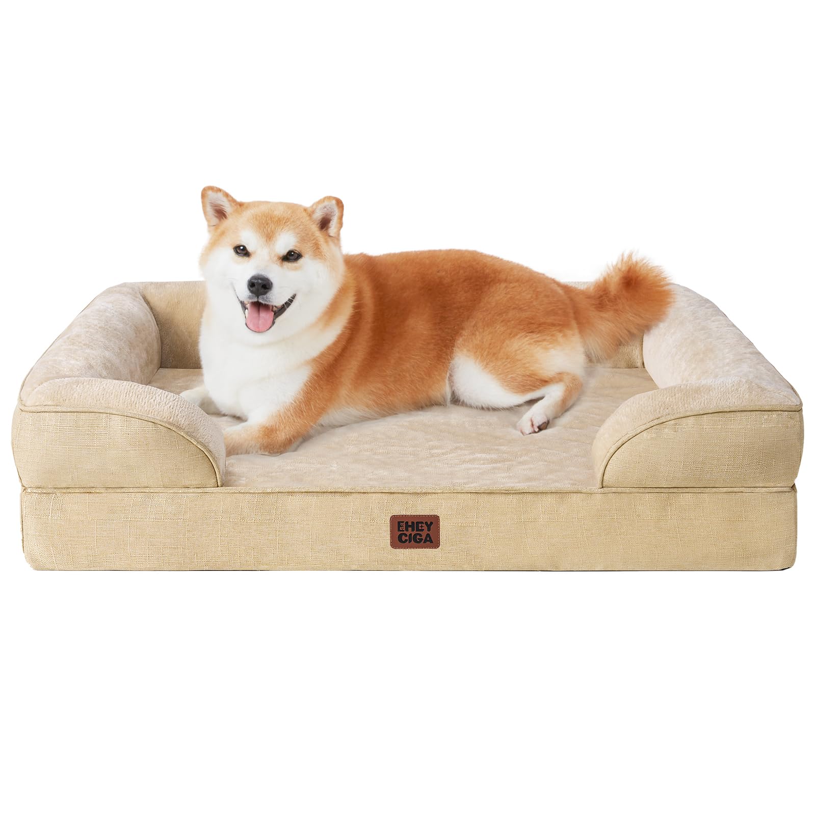 EHEYCIGA Waterproof Orthopedic Memory Foam Dog Bed