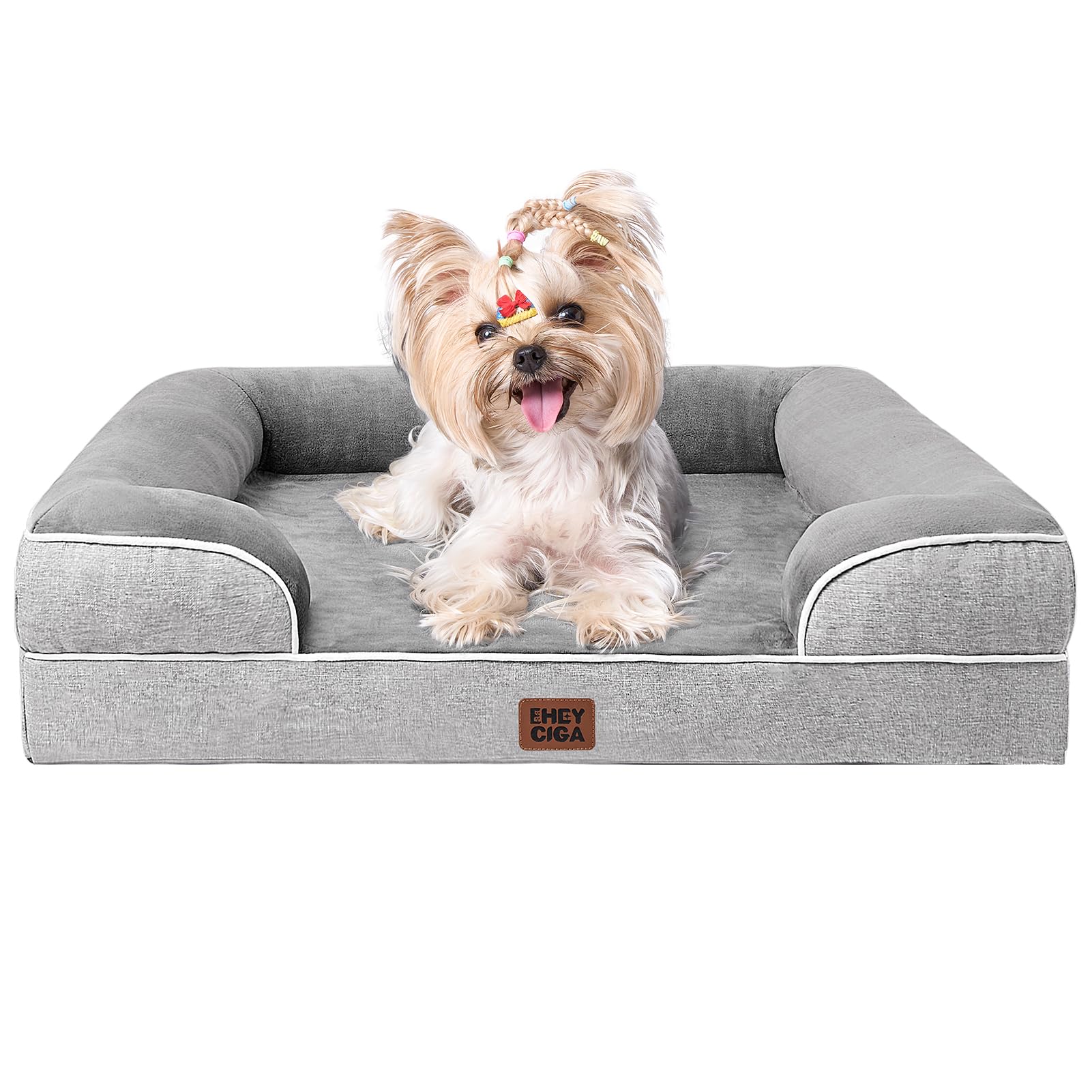 EHEYCIGA Waterproof Orthopedic Memory Foam Dog Bed