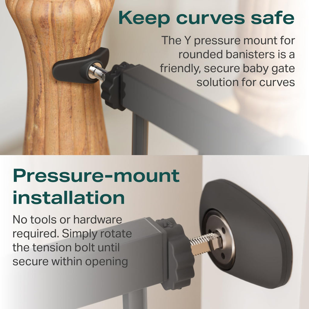 Cumbor Auto-Close Pressure-Mounted Dog Safety Gate