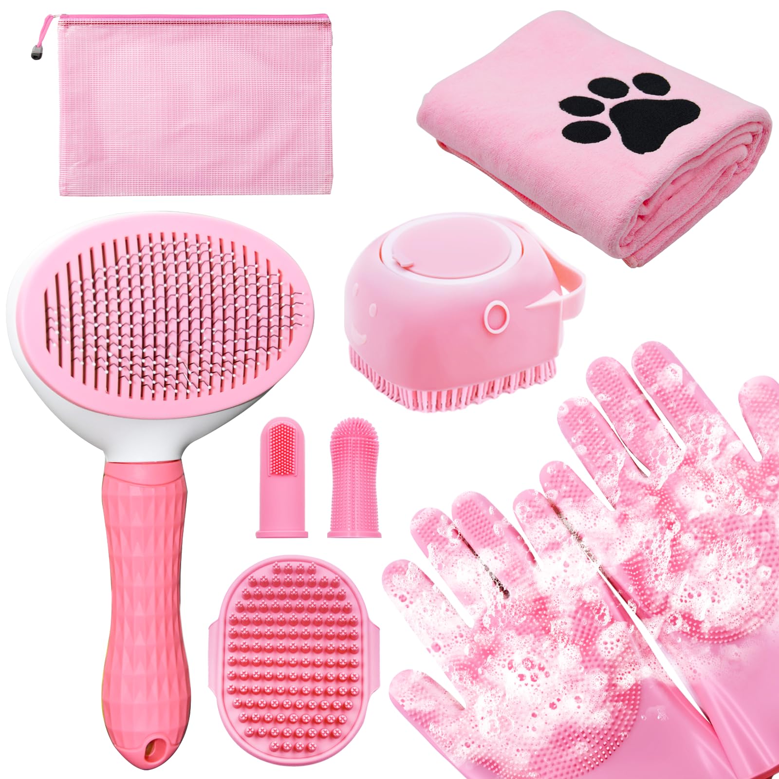 Ultimate Dog Grooming Brush and Deshedding Tool Kit