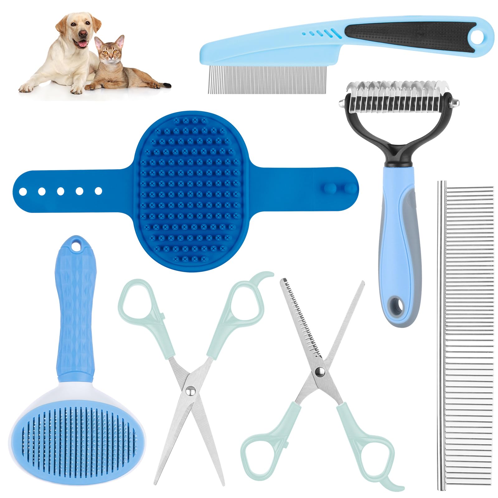 Ultimate Dog Grooming Brush and Deshedding Tool Kit