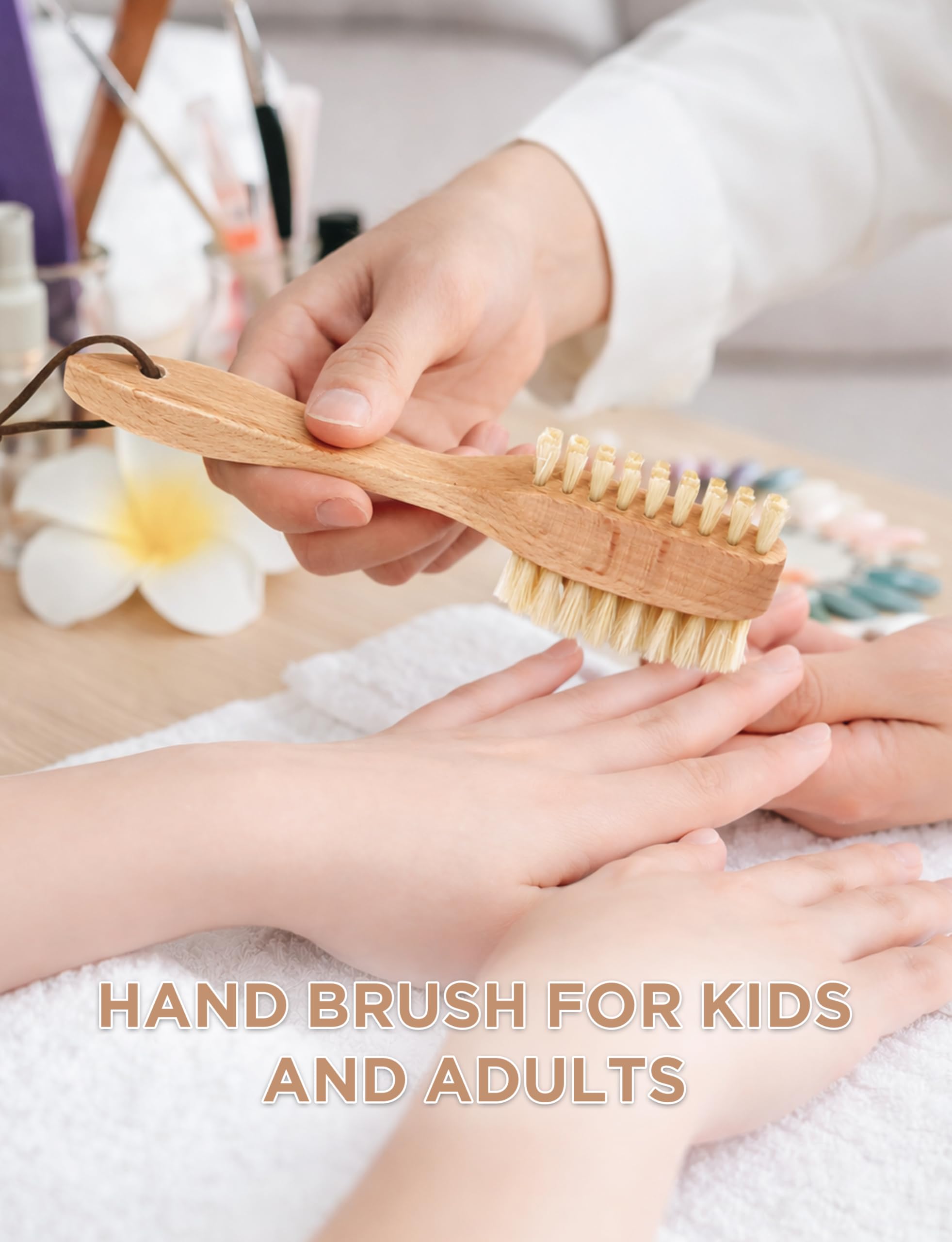 Double-Sided Nail Cleaning Brush for Hands and Feet