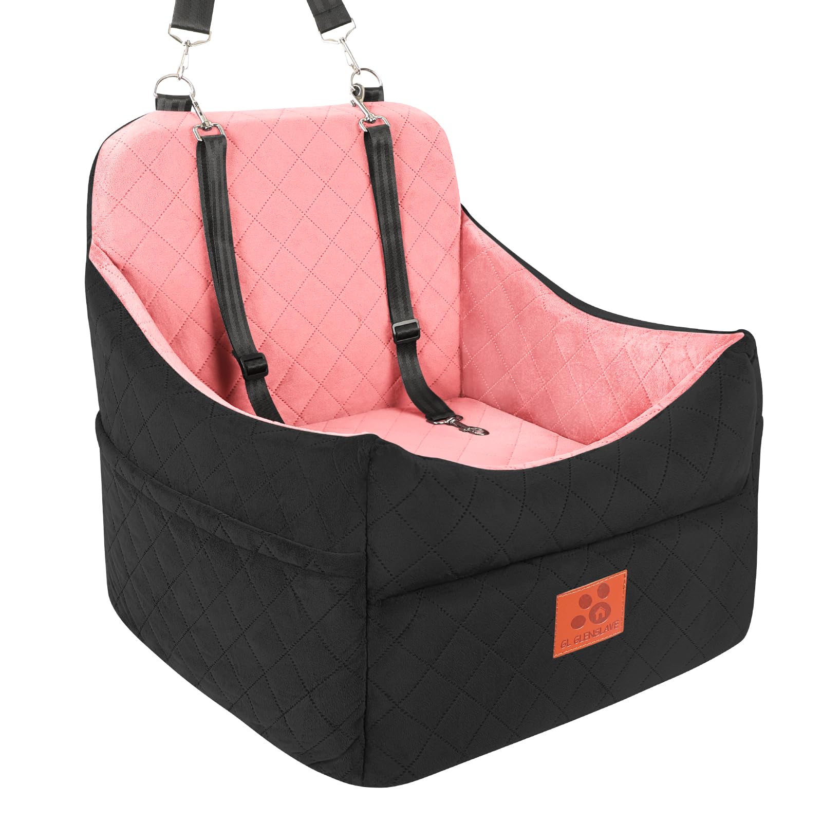 GL GLENSLAVE Dog Booster Car Seat for Dogs Up to 35 lb