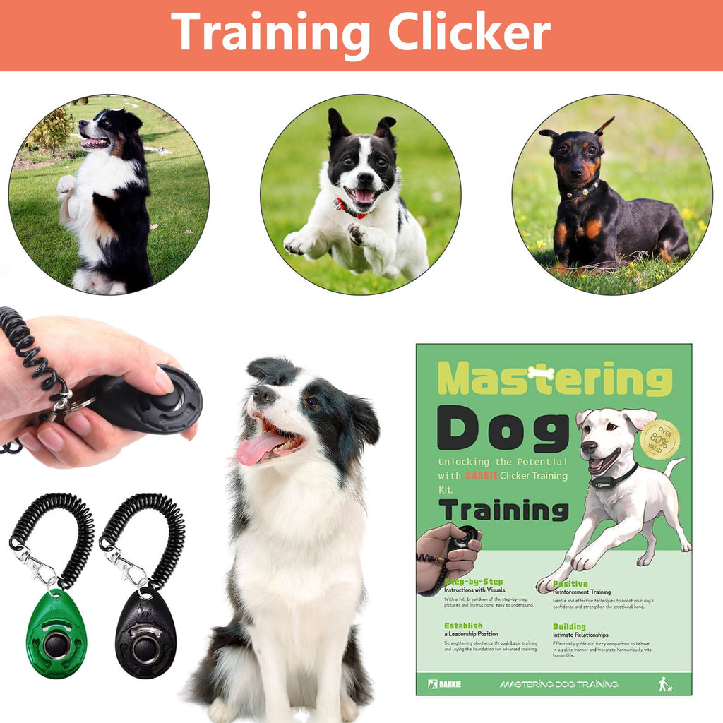Complete Dog Training Kit with Treat Pouch and Clickers