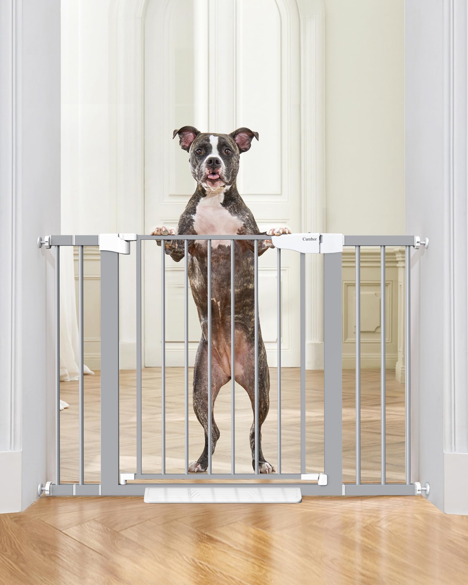 Cumbor Auto-Close Pressure-Mounted Dog Safety Gate