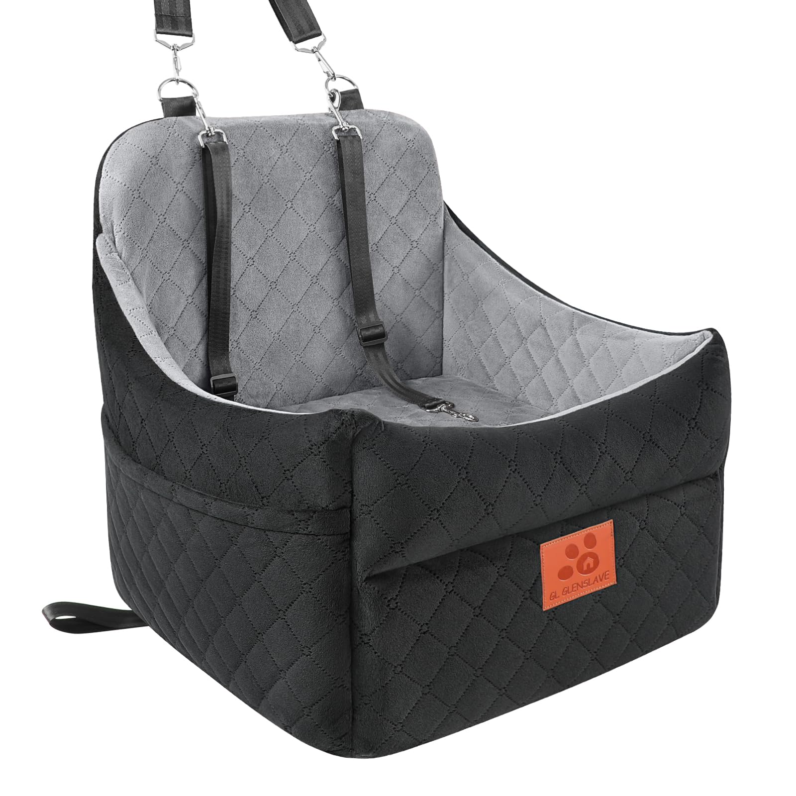 GL GLENSLAVE Dog Booster Car Seat for Dogs Up to 35 lb