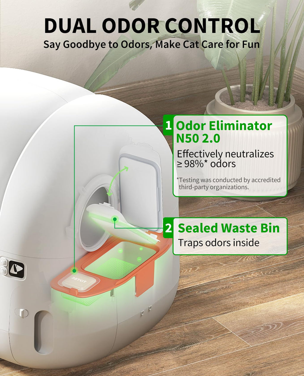 PETKIT Automatic Self-Cleaning Cat Litter Box with App