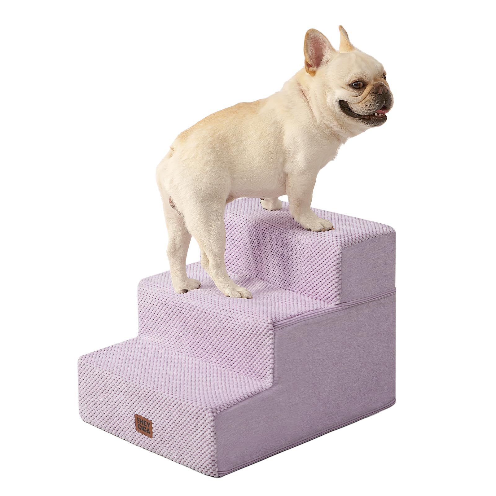 EHEYCIGA Extra-Wide Pet Stairs for Beds and Couches