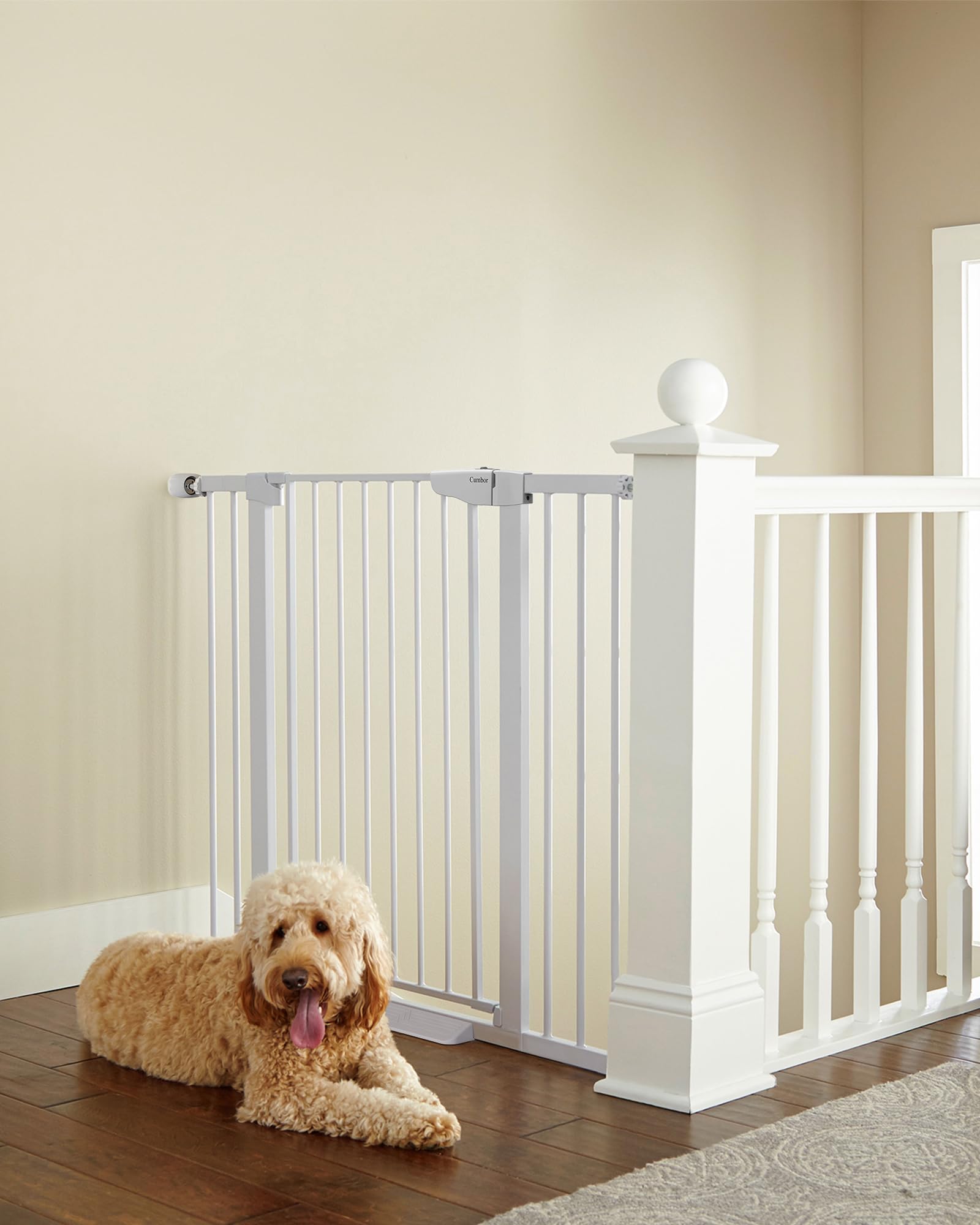 Cumbor Auto-Close Pressure-Mounted Dog Safety Gate