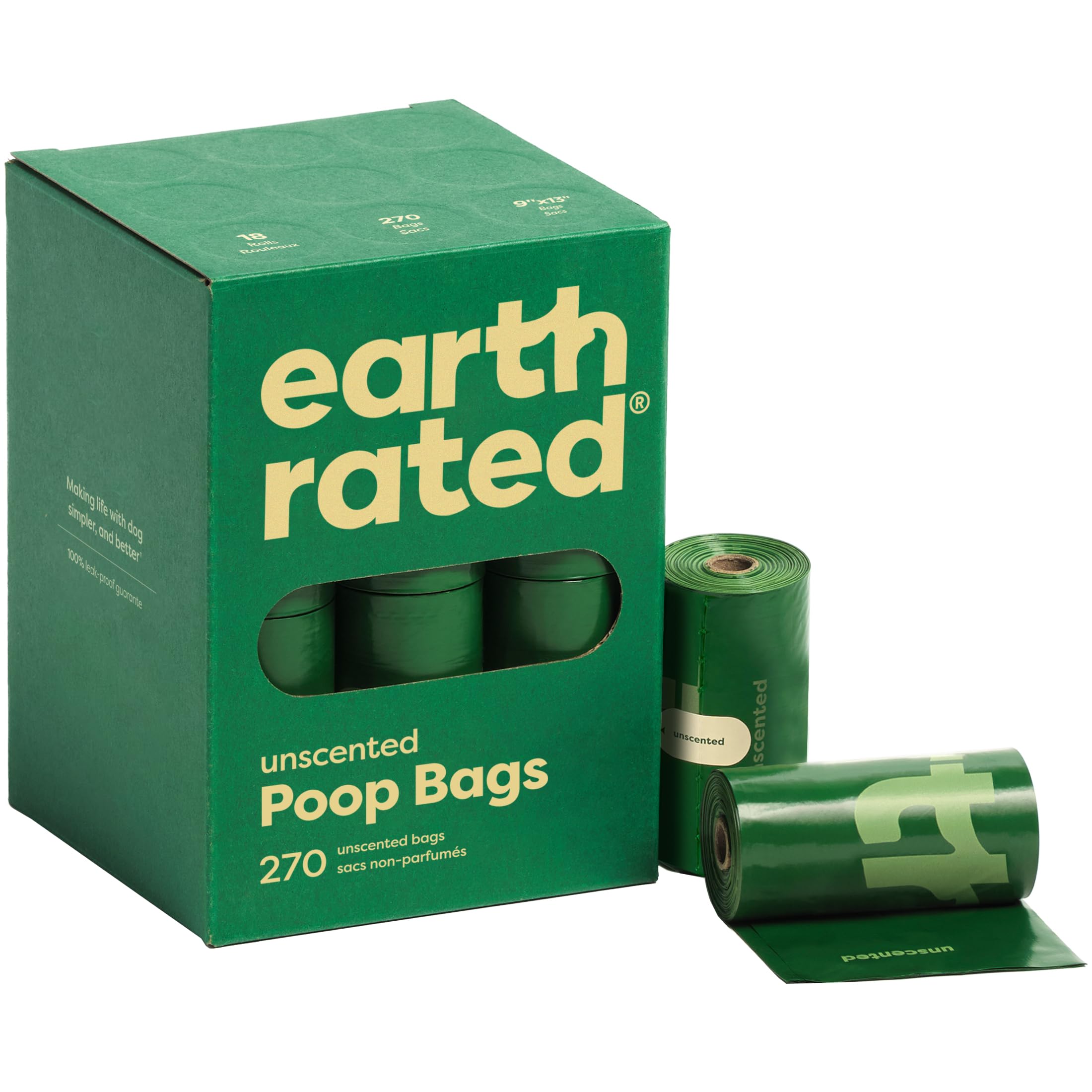 Earth Rated Leak-Proof Extra-Thick Dog Waste Bag Refills