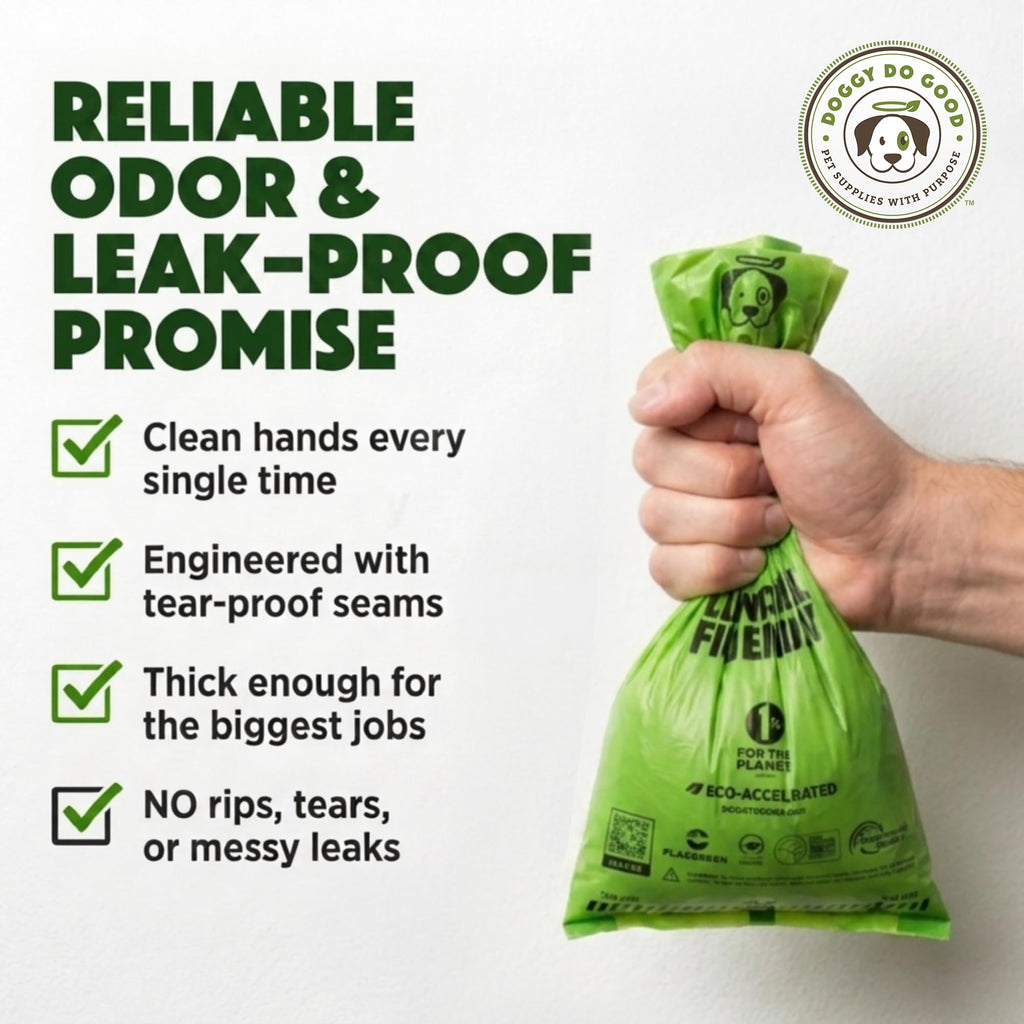 No-Handle Dog Waste Bags for Clean and Easy Pickup