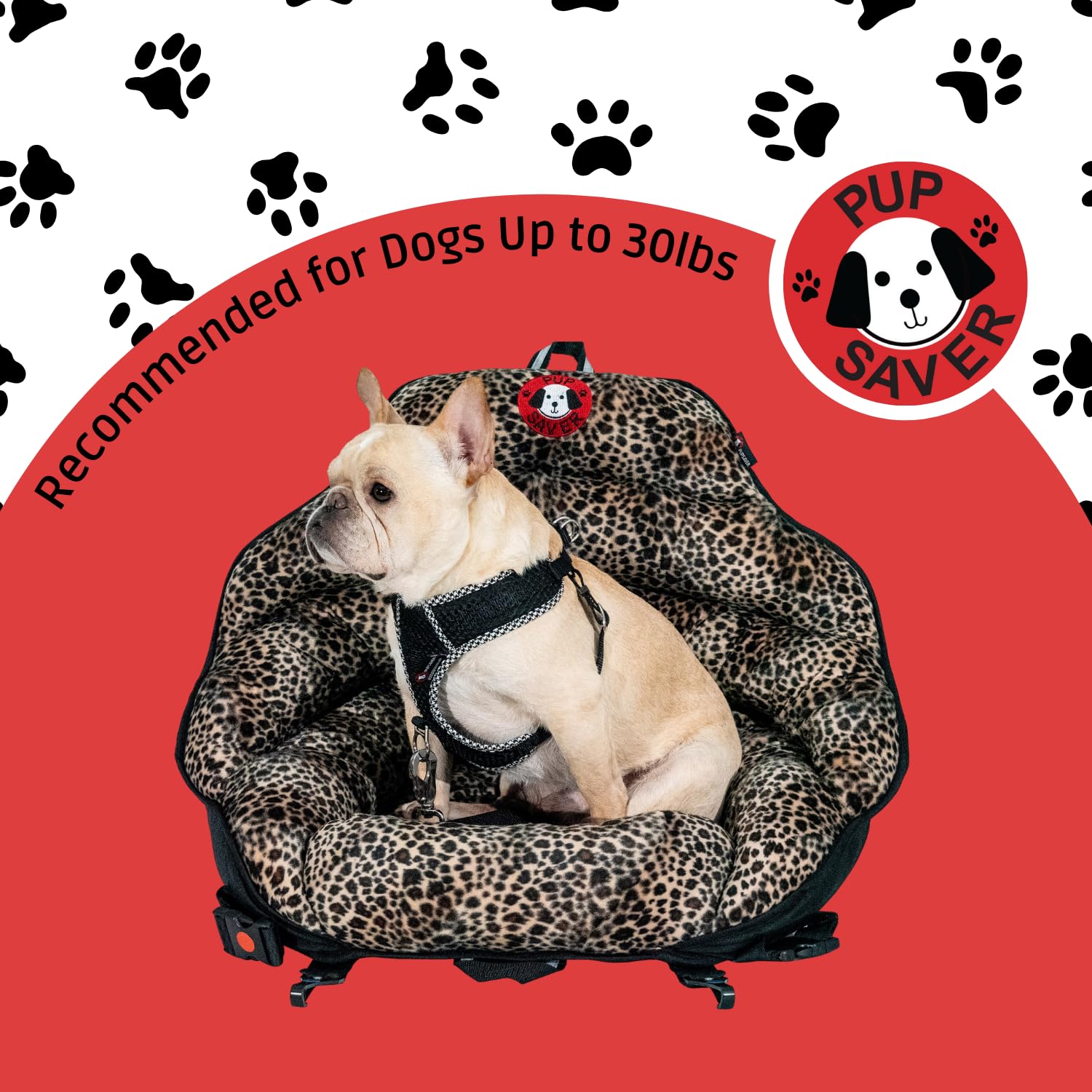 PupSaver Crash-Tested Dog Car Seat for Dogs Up to 30 lb