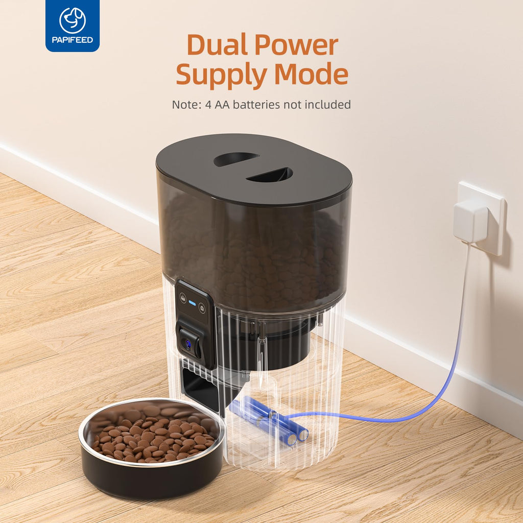 PAPIFEED XRZ Automatic Cat Feeder with Portion Control