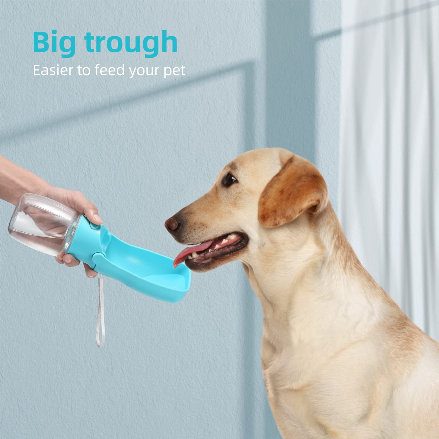 Portable Leak-Proof Dog Water Bottle for Walking