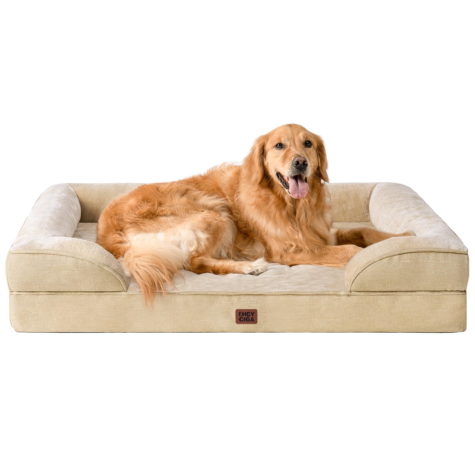 EHEYCIGA Waterproof Orthopedic Memory Foam Dog Bed