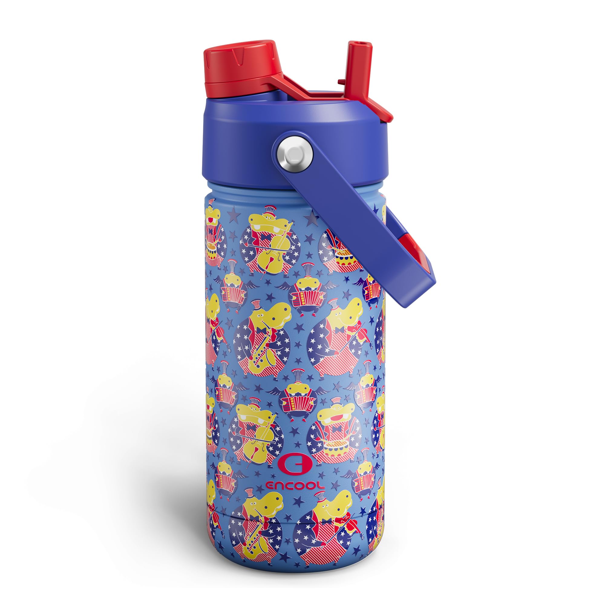 ENCOOL Insulated Dog Water Bottle with Built-In Straw