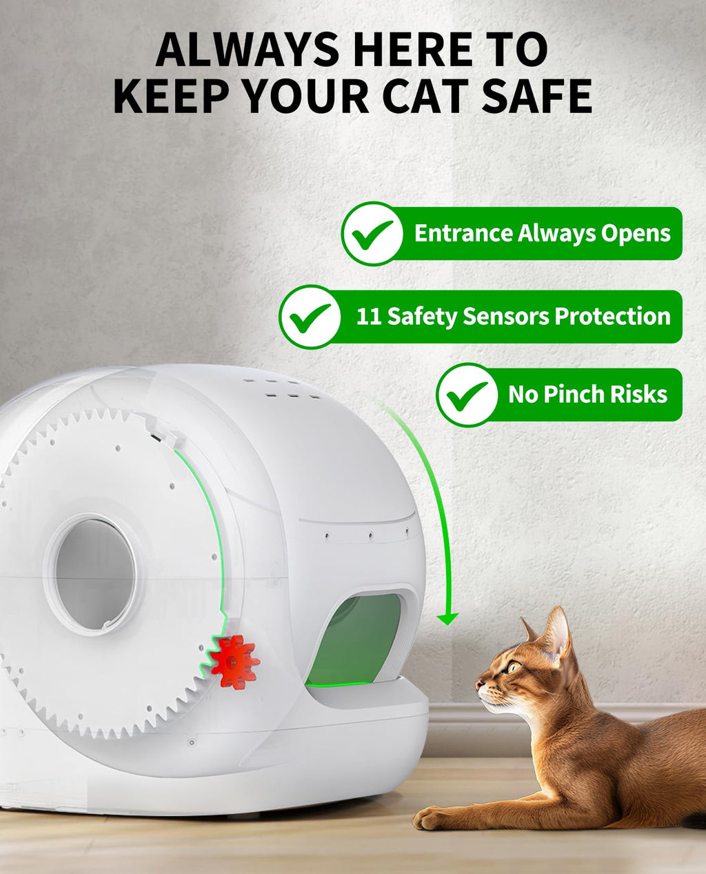 PETKIT Automatic Self-Cleaning Cat Litter Box with App