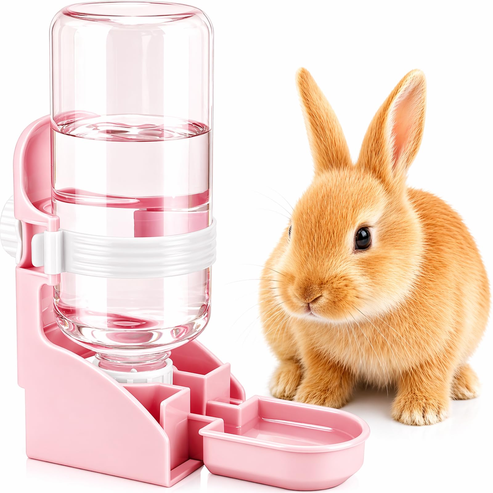 Rypet 17 oz No-Drip Hanging Rabbit Water Bottle