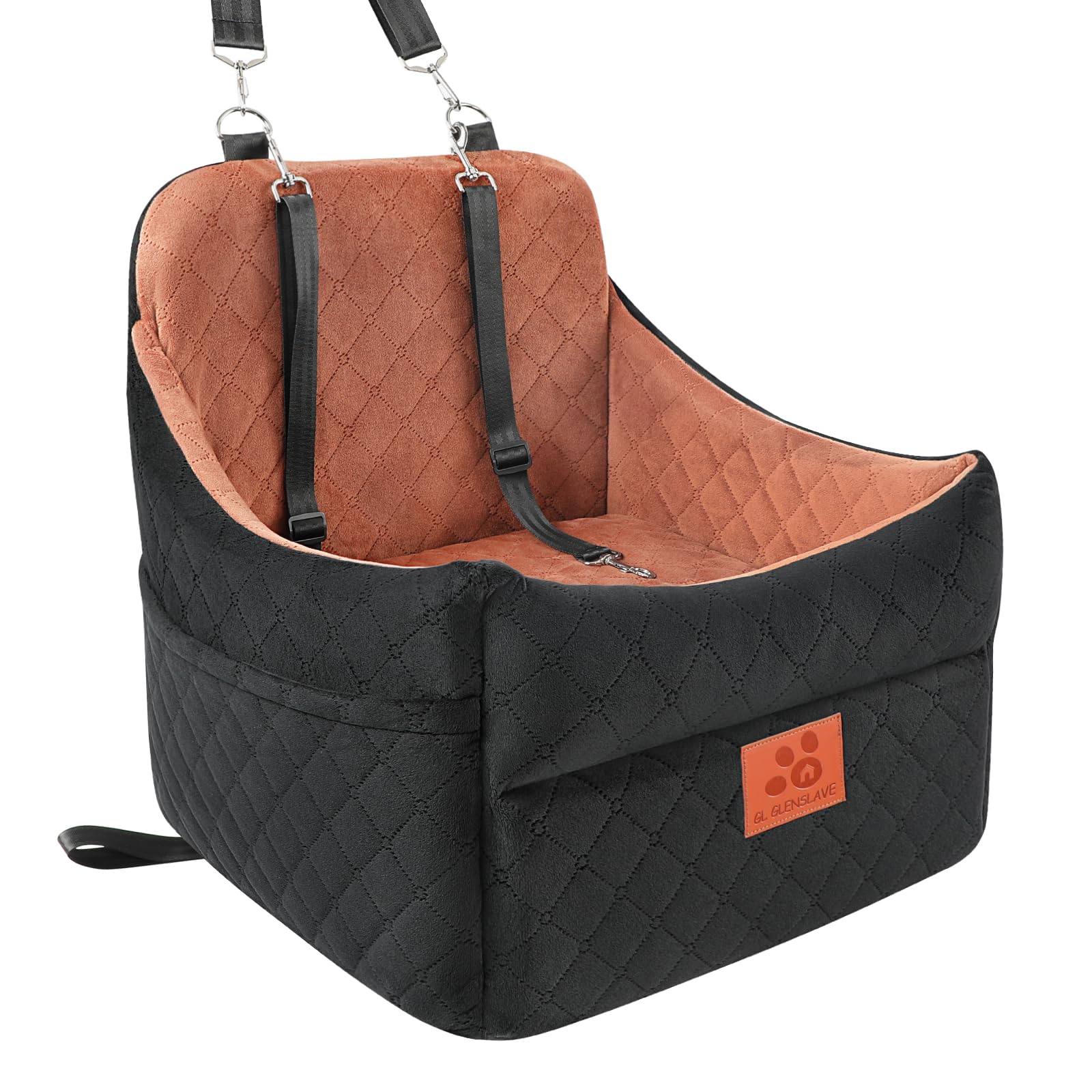 GL GLENSLAVE Dog Booster Car Seat for Dogs Up to 35 lb