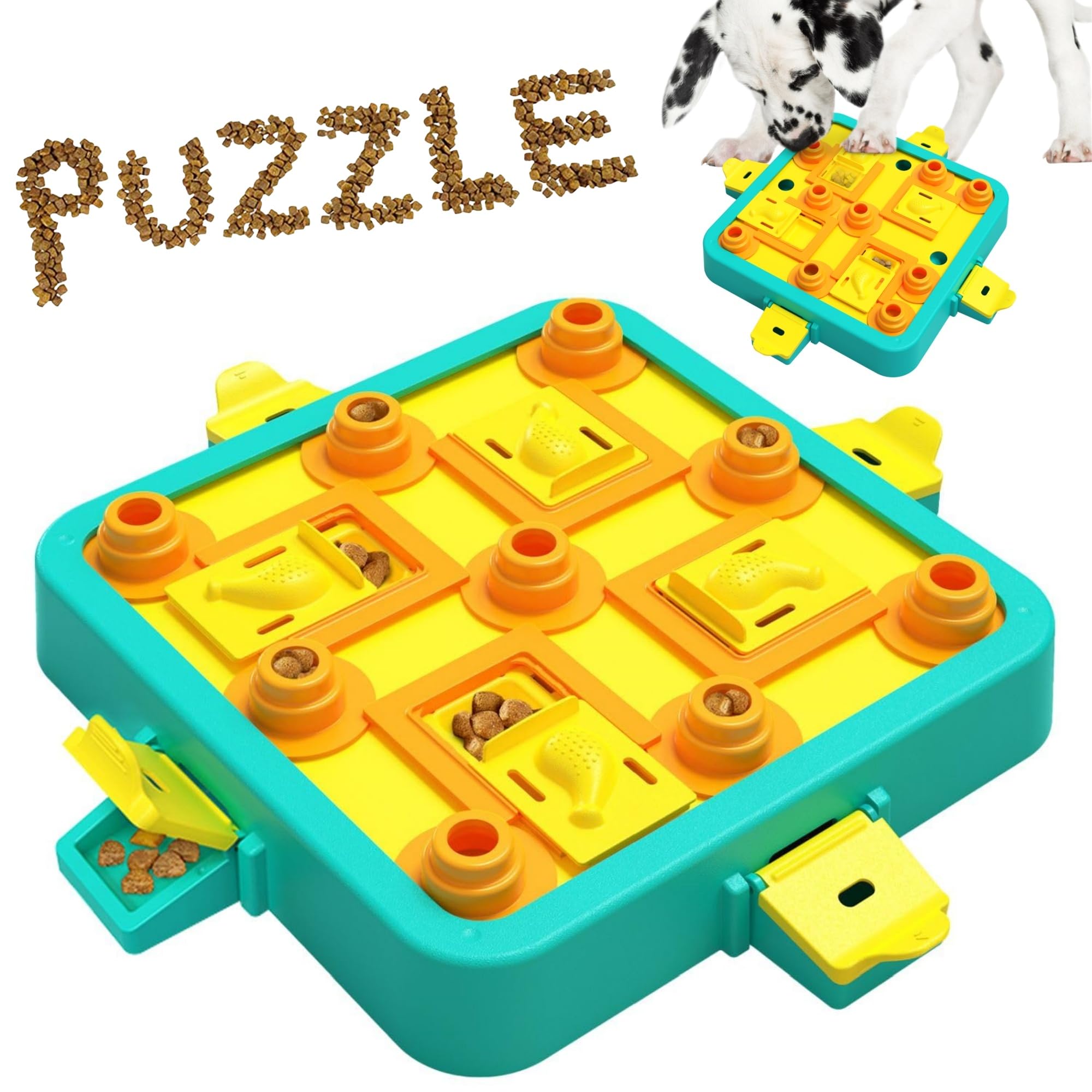 3-in-1 Dog Puzzle Feeder for Mental Stimulation