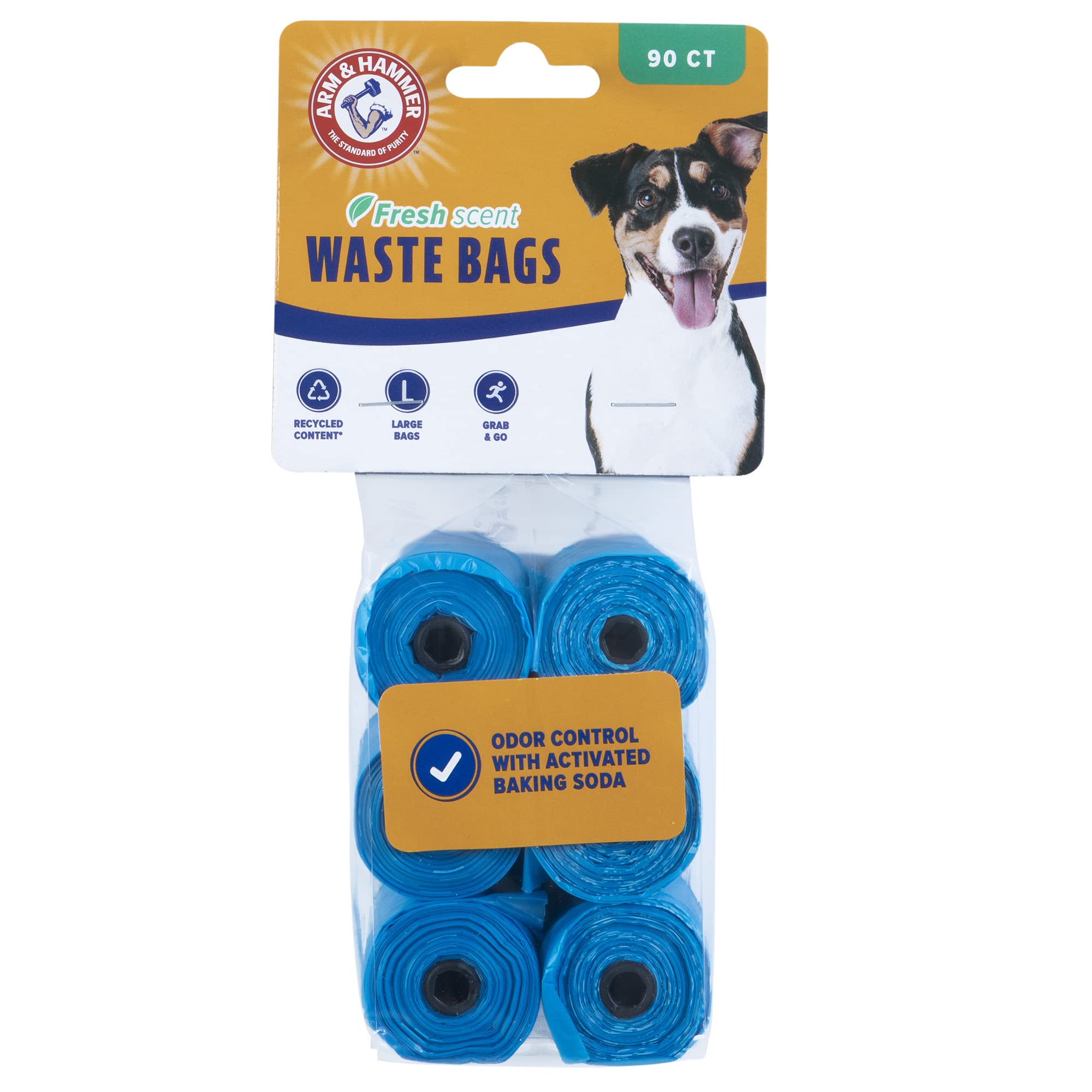 Arm & Hammer Fresh-Scent Dog Waste Bag Refills, 90-Count