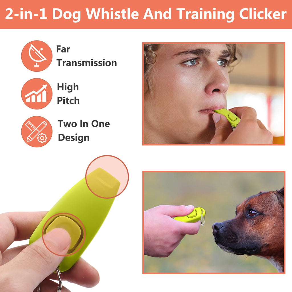 Complete Dog Training Kit with Treat Pouch and Clickers