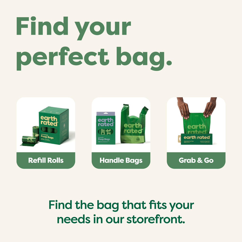 Earth Rated Leak-Proof Extra-Thick Dog Waste Bag Refills