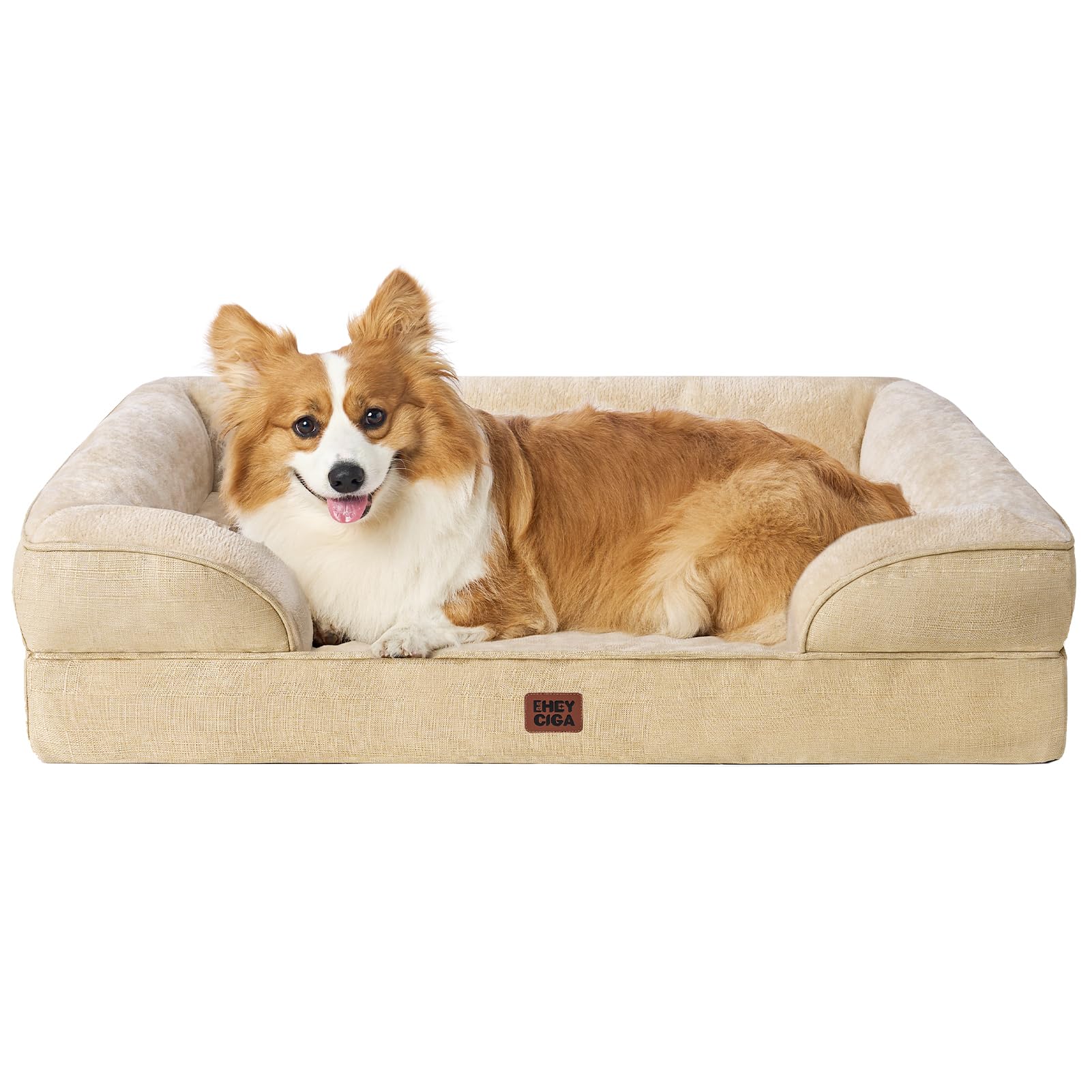 EHEYCIGA Waterproof Orthopedic Memory Foam Dog Bed