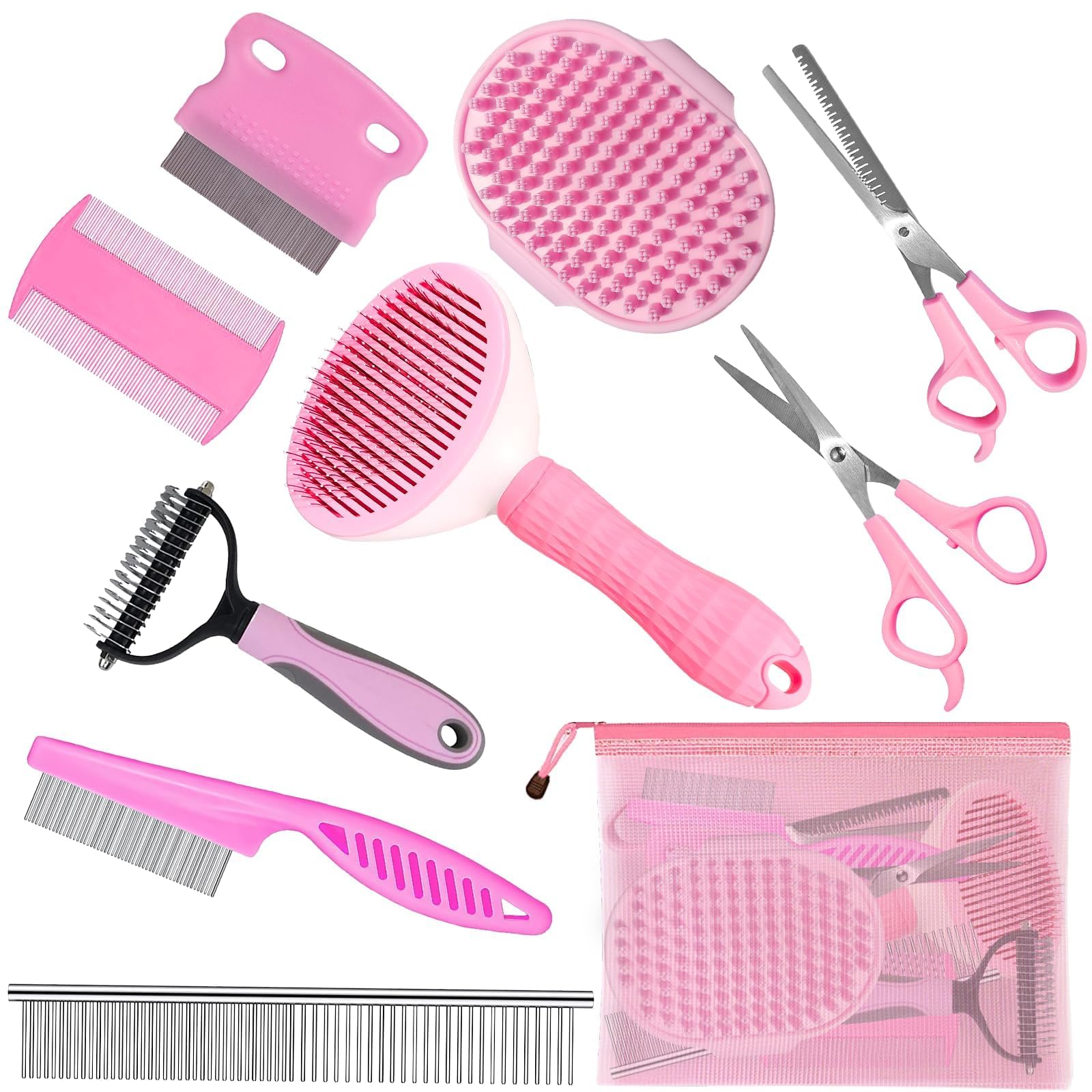 Ultimate Dog Grooming Brush and Deshedding Tool Kit