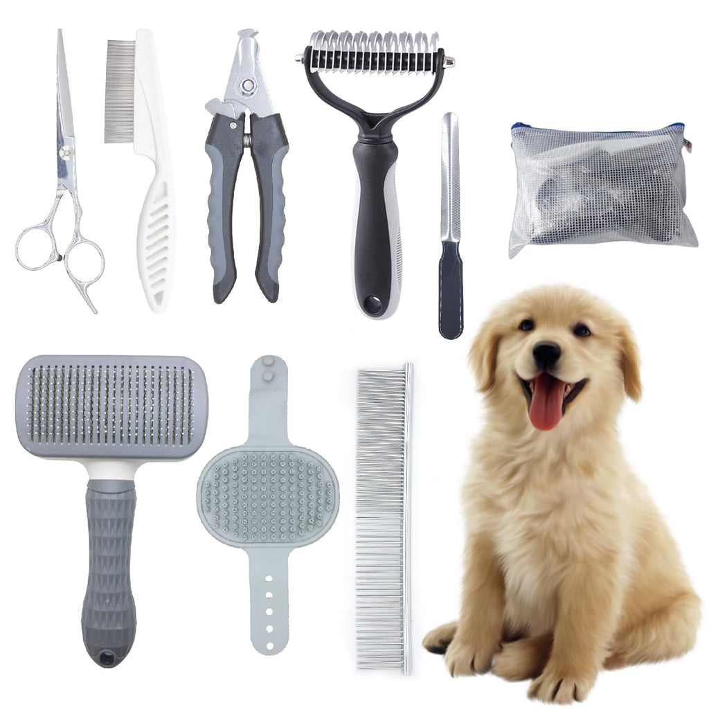 8-in-1 Home Pet Grooming Kit for Dogs and Cats