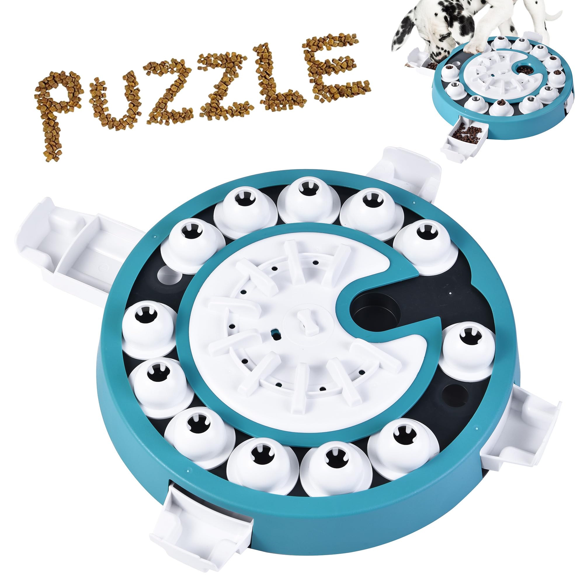 3-in-1 Dog Puzzle Feeder for Mental Stimulation
