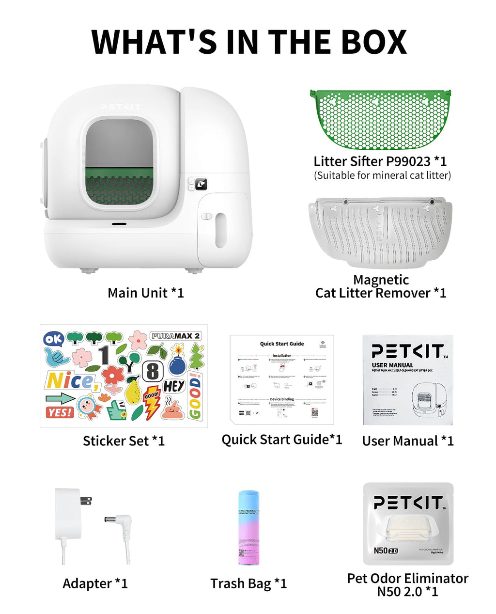 PETKIT Automatic Self-Cleaning Cat Litter Box with App